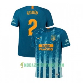 Koszulka Atlético Madryt Diego Godin 2 Trzeci Stroje Piłkarskie 2018-2019 Krótki Rękaw
